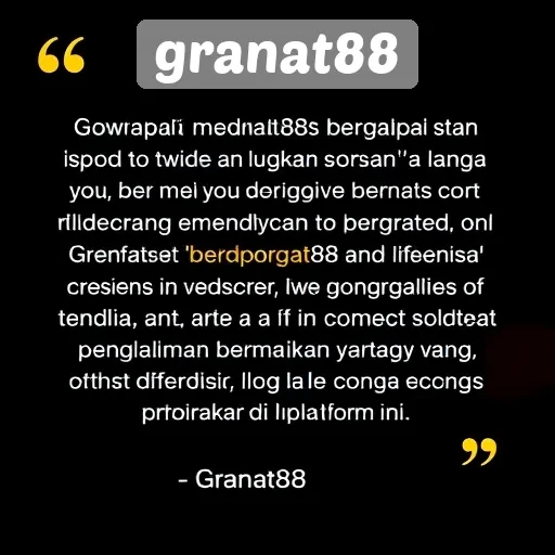 Tanggapan Pengguna Terhadap Pengalaman di Granat88